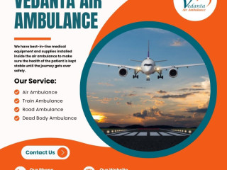 Magnificent Air Ambulance with Medical System from Mumbai