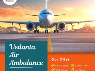 Low-charge Air Ambulance with Medical Features in Coimbatore