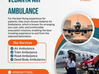 Advanced Air Ambulance with Proper Medical System from Mumbai