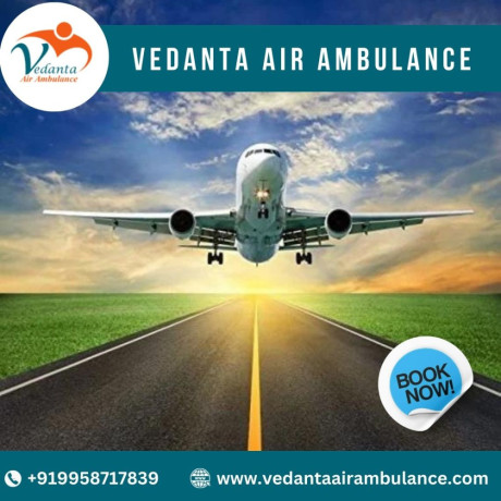obtain-vedanta-air-ambulance-from-bangalore-with-excellent-healthcare-amenities-big-0