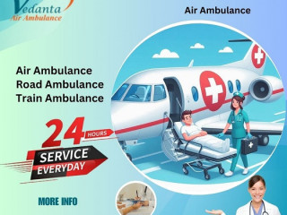 Book Vedanta Air Ambulance Service in Bhopal for safe Patient Shifting Service at a Low fare