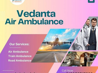 Book Vedanta Air Ambulance Service in Hyderabad with Latest Medical Equipment